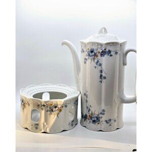 White Teapot Victorian High Tea Set – Elegant Farmhouse Kitchen Decor & Classic